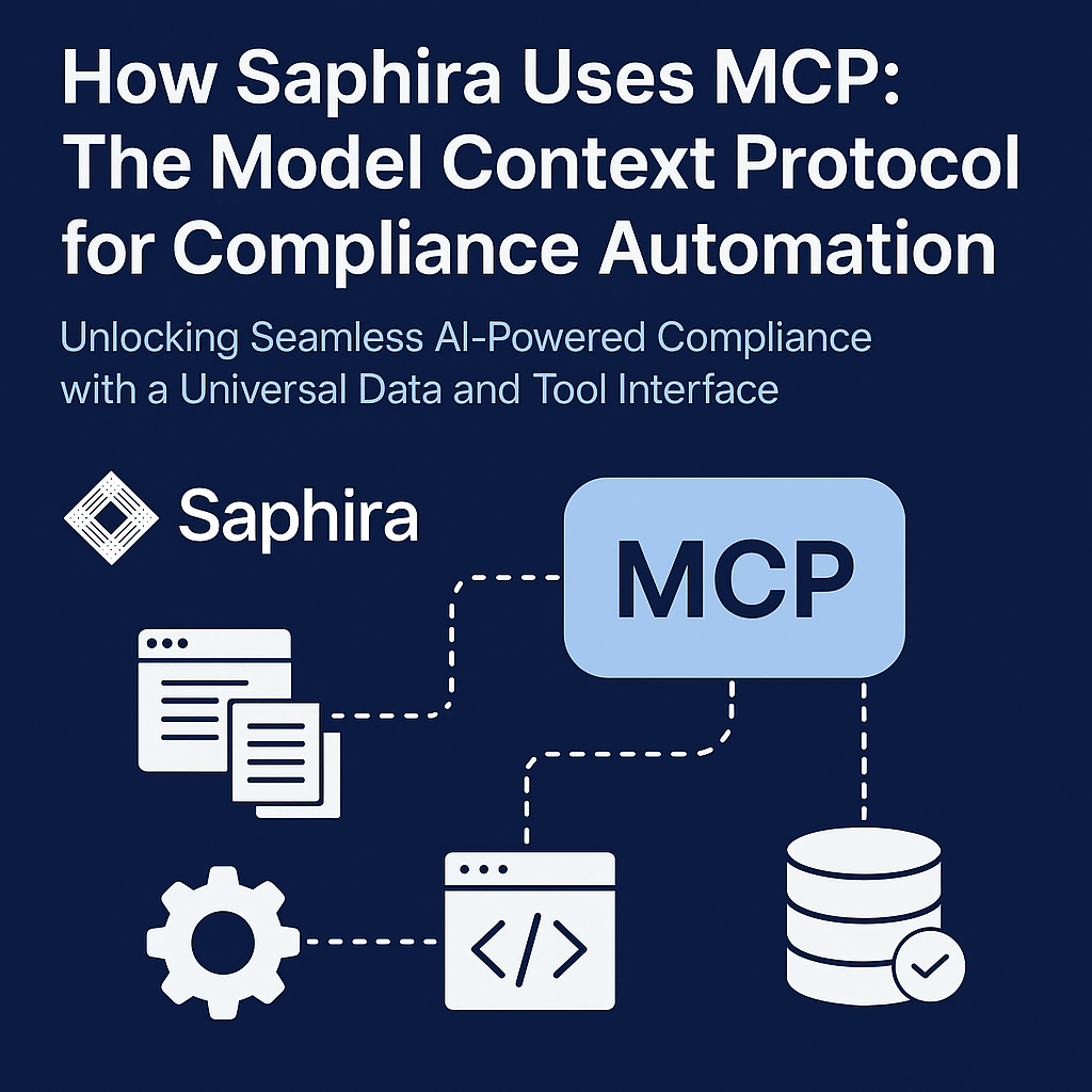 How Saphira Uses MCP: The Model Context Protocol for Compliance Automation