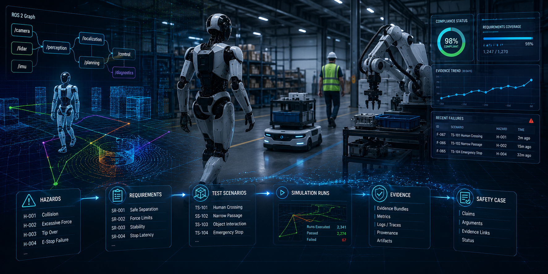 Virtual Testing, SiL, and Task FMEA for Humanoid Deployment Risk